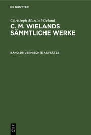 Cover von Vermischte Aufsätze