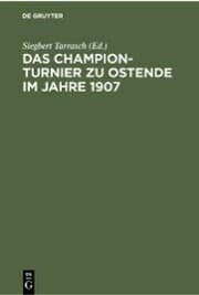 Cover von Das Champion-Turnier zu Ostende im Jahre 1907