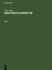 Cover von Reichszivilgesetze