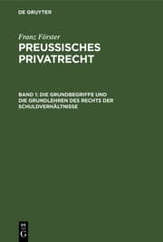 Cover von Die Grundbegriffe und die Grundlehren des Rechts der Schuldverhältnisse