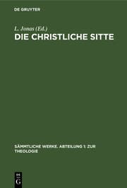 Cover von Die christliche Sitte