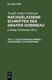 Cover von Dichterische Werke, I. Alexandre le Macedonien