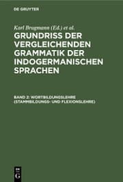 Cover von Wortbildungslehre (Stammbildungs- und Flexionslehre)