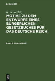 Cover von Sachenrecht