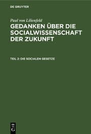 Cover von Die socialen Gesetze