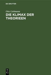 Cover von Die Klimax der Theorieen