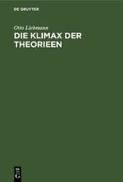 Cover von Die Klimax der Theorieen