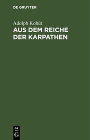 Cover von Aus dem Reiche der Karpathen