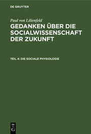 Cover von Die sociale Physiologie