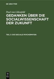 Cover von Die sociale Psychophysik