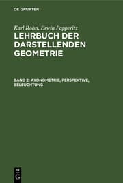 Cover von Axonometrie, Perspektive, Beleuchtung