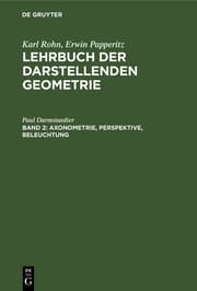 Cover von Axonometrie, Perspektive, Beleuchtung