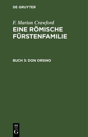 Cover von Don Orsino