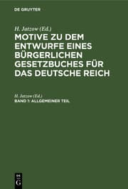Cover von Allgemeiner Teil