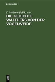 Cover von Die Gedichte Walthers von der Vogelweide