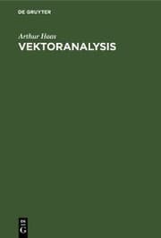 Cover von Vektoranalysis
