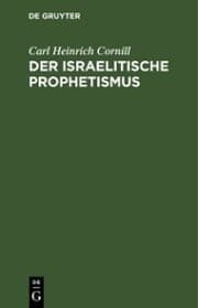 Cover von Der israelitische Prophetismus