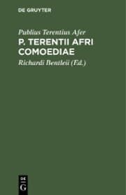 Cover von P. Terentii Afri Comoediae