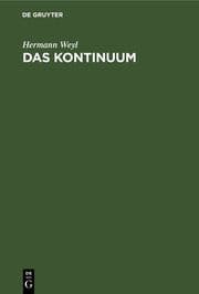 Cover von Das Kontinuum