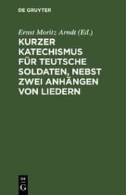 Cover von Kurzer Katechismus für teutsche Soldaten, nebst zwei Anhängen von Liedern