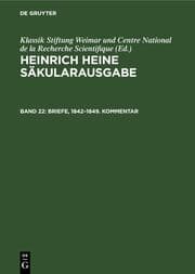 Cover von Briefe, 1842-1849. Kommentar
