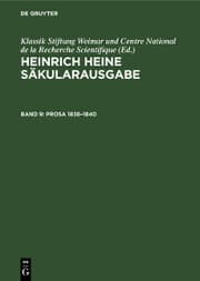 Cover von Prosa 1836-1840