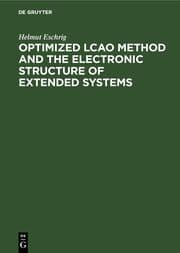 Cover von Optimized LCAO Method and the Electronic Structure of Extended Systems