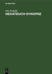 Cover von Hexateuch-Synopse