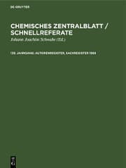 Cover von Autorenregister, Sachregister 1968
