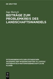 Cover von Beiträge zum Problemkreis des Landschaftswandels