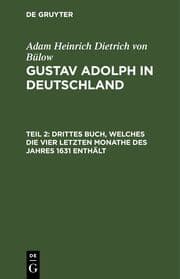 Cover von Drittes Buch, welches die vier letzten Monathe des Jahres 1631 enthält