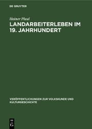 Cover von Landarbeiterleben im 19. Jahrhundert