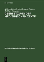Cover von Übersetzung der medizinischen Texte