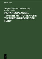 Cover von Paraneoplasien, Tumorsyntropien und Tumorsyndrome der Haut