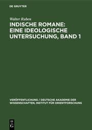 Cover von Einige Romane Bankim Chatterjees und Rabindranath Tagores