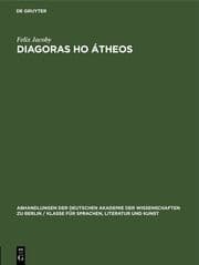 Cover von Diagoras ho átheos