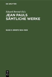 Cover von Briefe 1804-1808