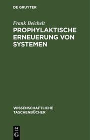 Cover von Prophylaktische Erneuerung von Systemen
