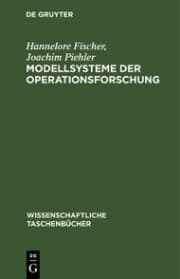 Cover von Modellsysteme der Operationsforschung