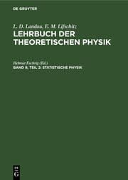 Cover von Statistische Physik, Teil 2: Theorie des kondensierten Zustandes