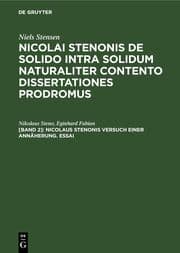 Cover von Nicolaus Stenonis Versuch einer Annäherung. Essai