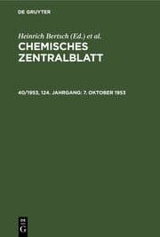 Cover von 7. Oktober 1953