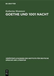 Cover von Goethe und 1001 Nacht