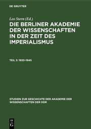 Cover von 1933-1945