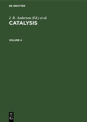 Cover von Catalysis. Volume 4