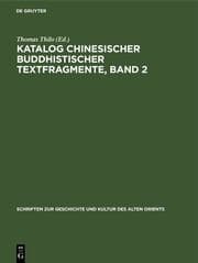 Cover von Katalog chinesischer buddhistischer Textfragmente, Band 2