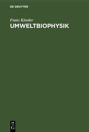 Cover von Umweltbiophysik