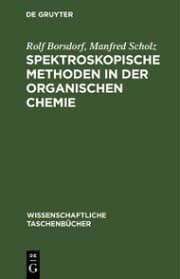 Cover von Spektroskopische Methoden in der organischen Chemie
