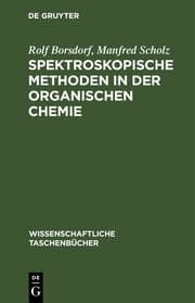 Cover von Spektroskopische Methoden in der organischen Chemie