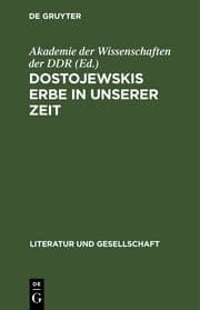 Cover von Dostojewskis Erbe in unserer Zeit